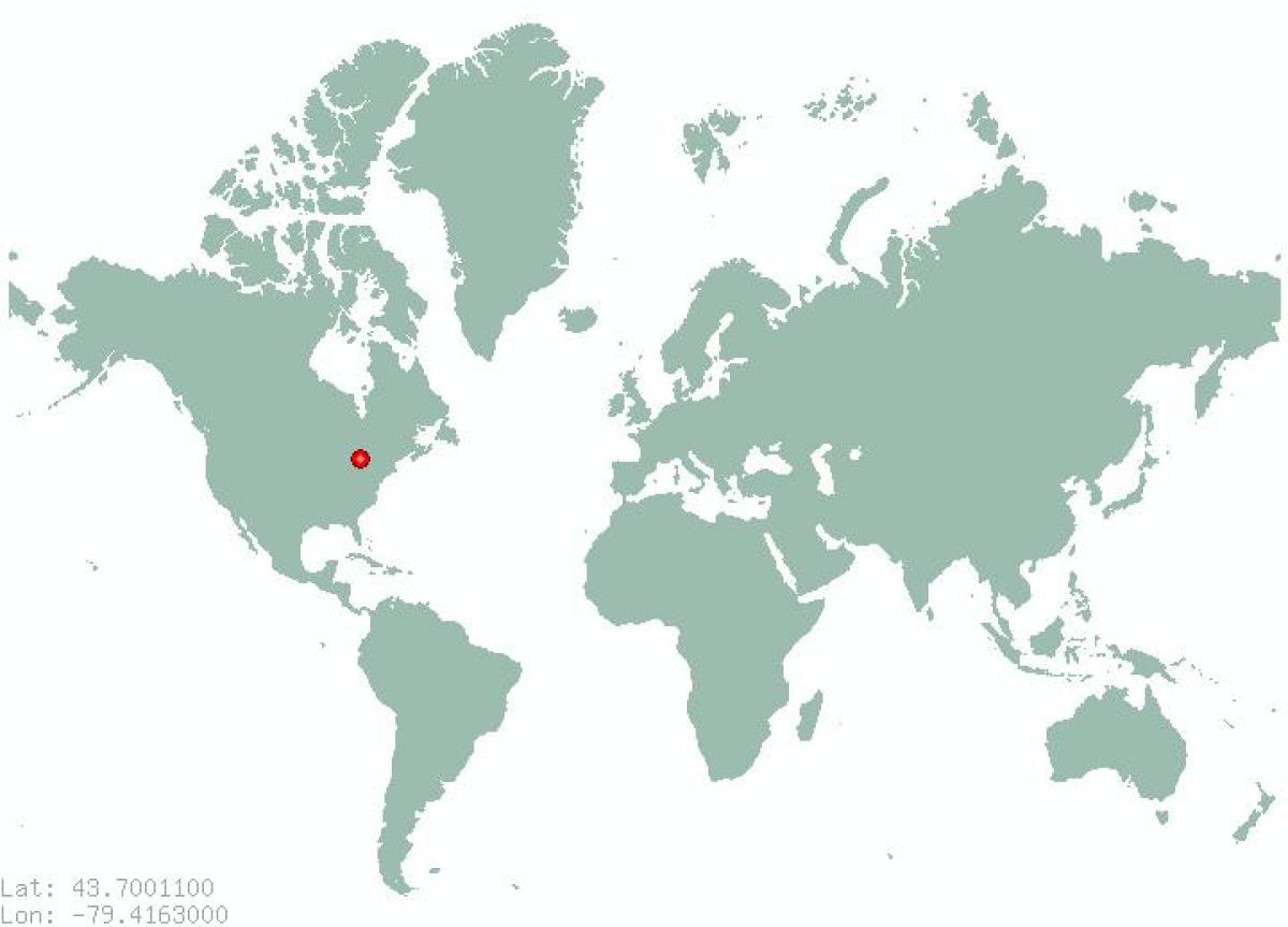 トロントの世界地図 地図のトロント カナダ