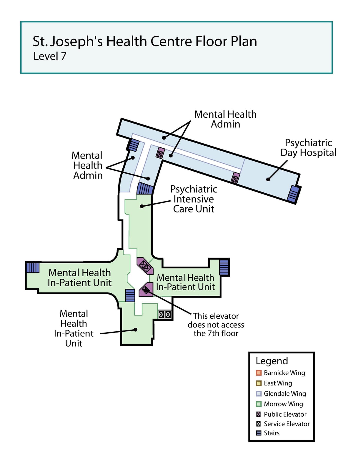 地図セントジョセフ-健康センタートロント7