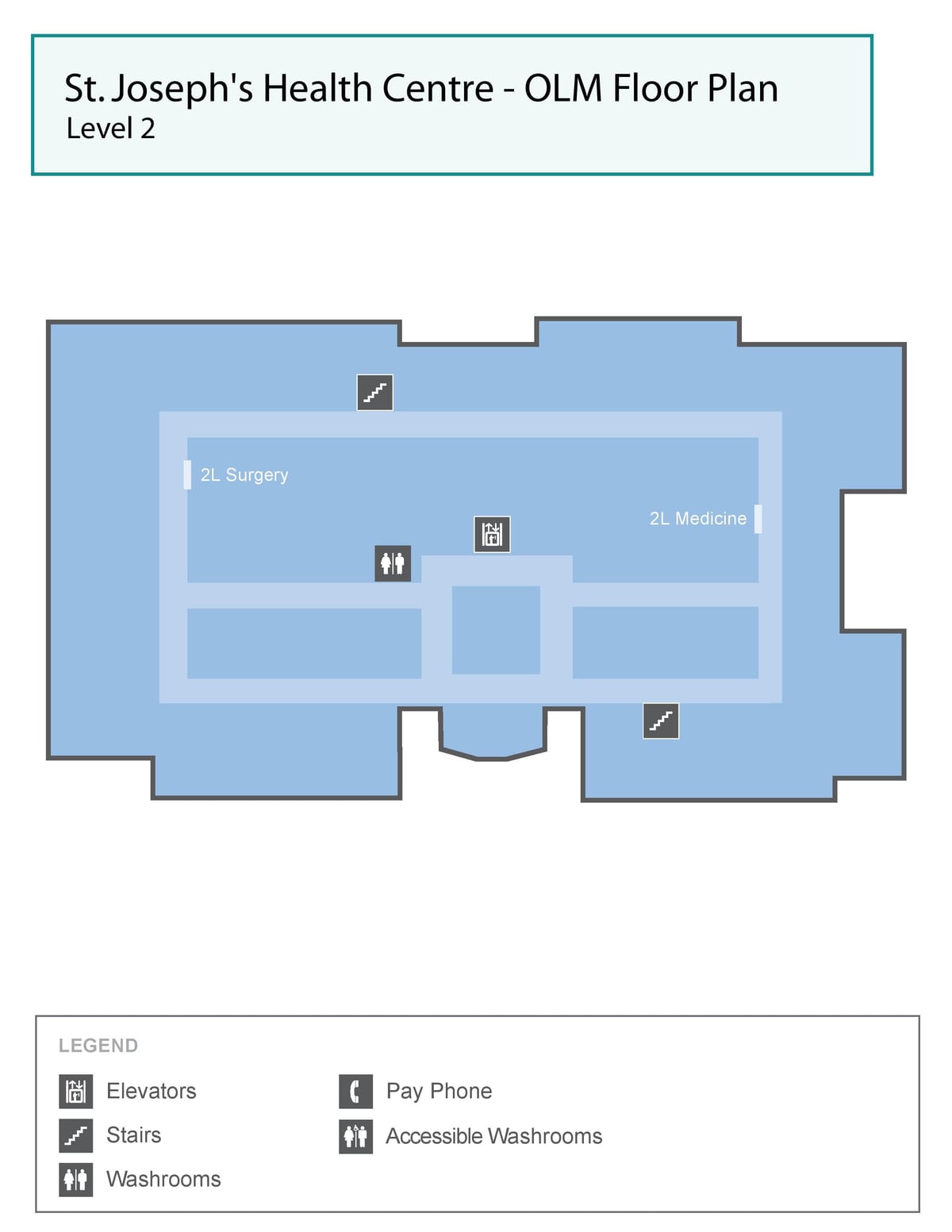 地図セントジョセフ-健康センタートロントOLMレベル2