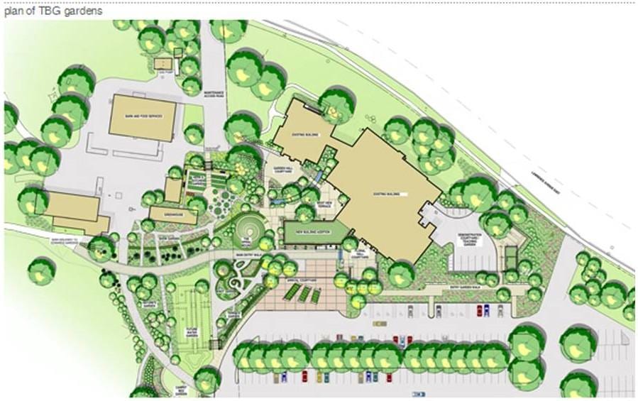 地図のトロント植物園