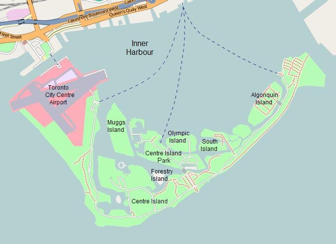 地図のトロント島
