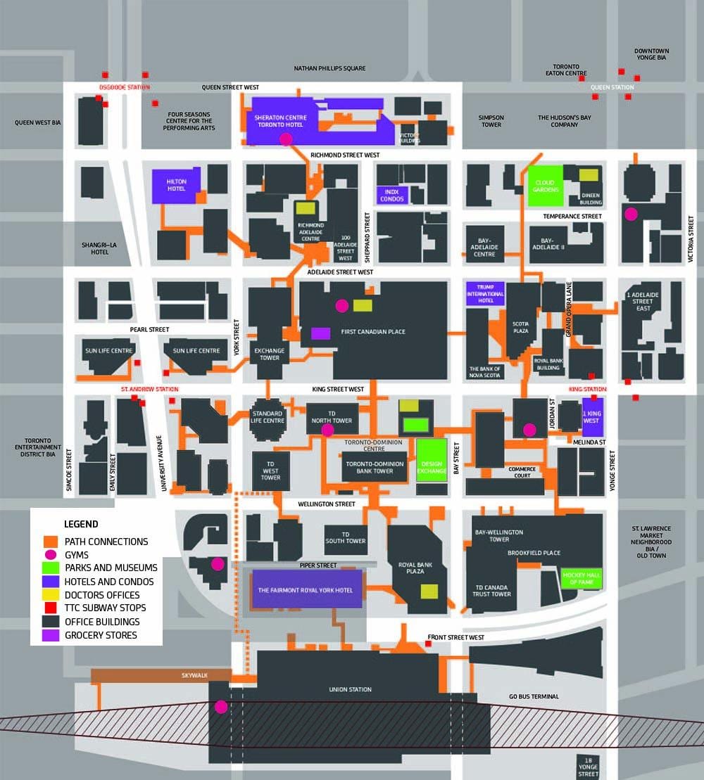 地図のパトロントの街路