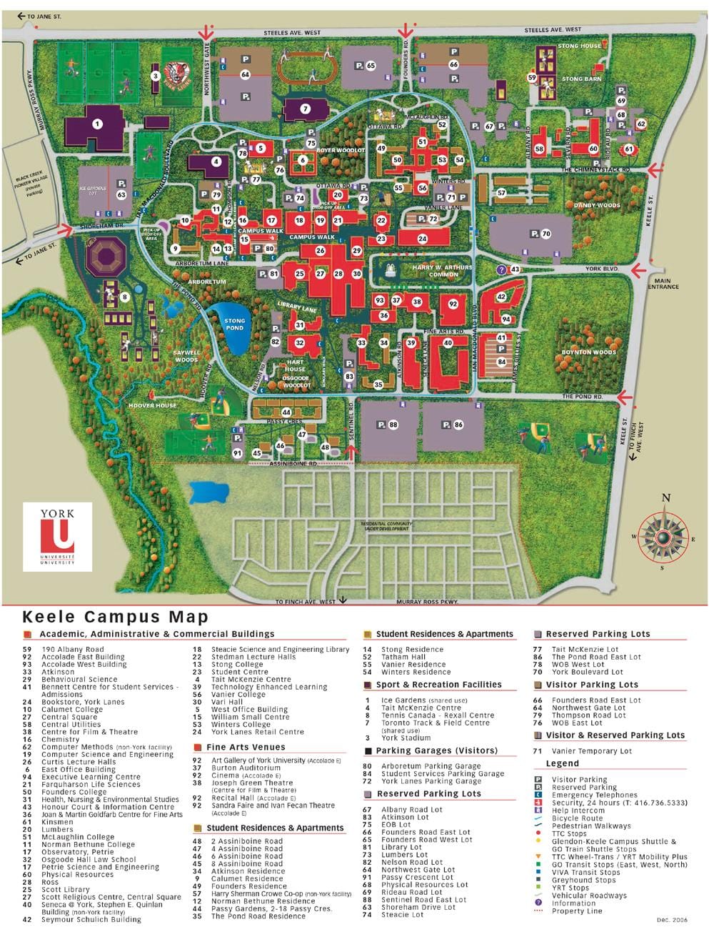 地図ューヨーク大学ロースクールkeeleキャンパス