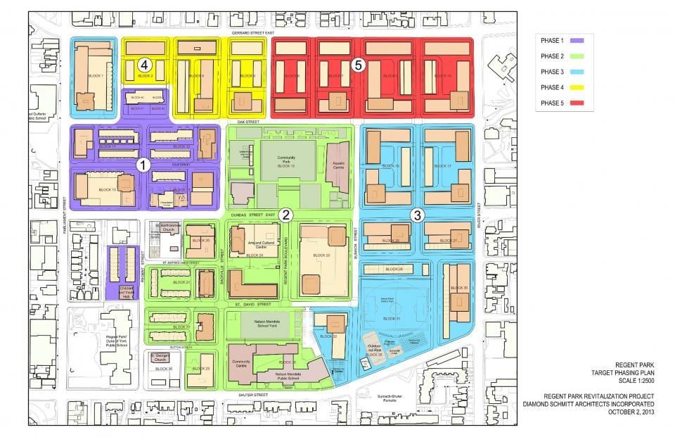 地図の再生プランリージェントパークトロント