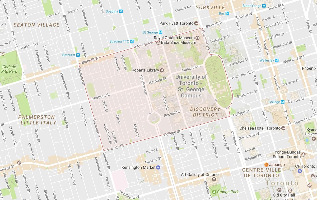 地図のトロント大学