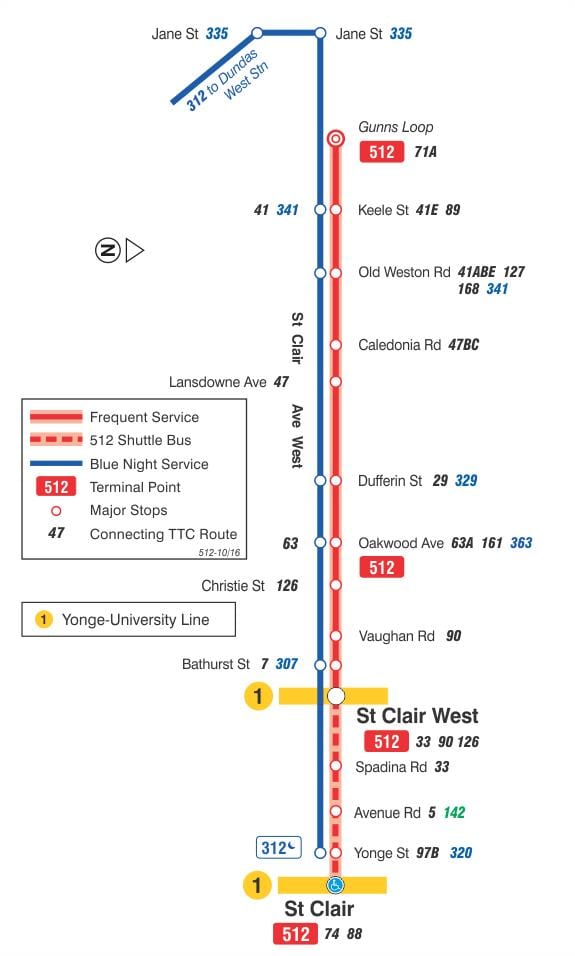地図の路面電車線512セントレ