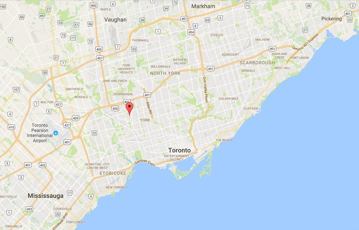 地図Amesbury地区はトロント