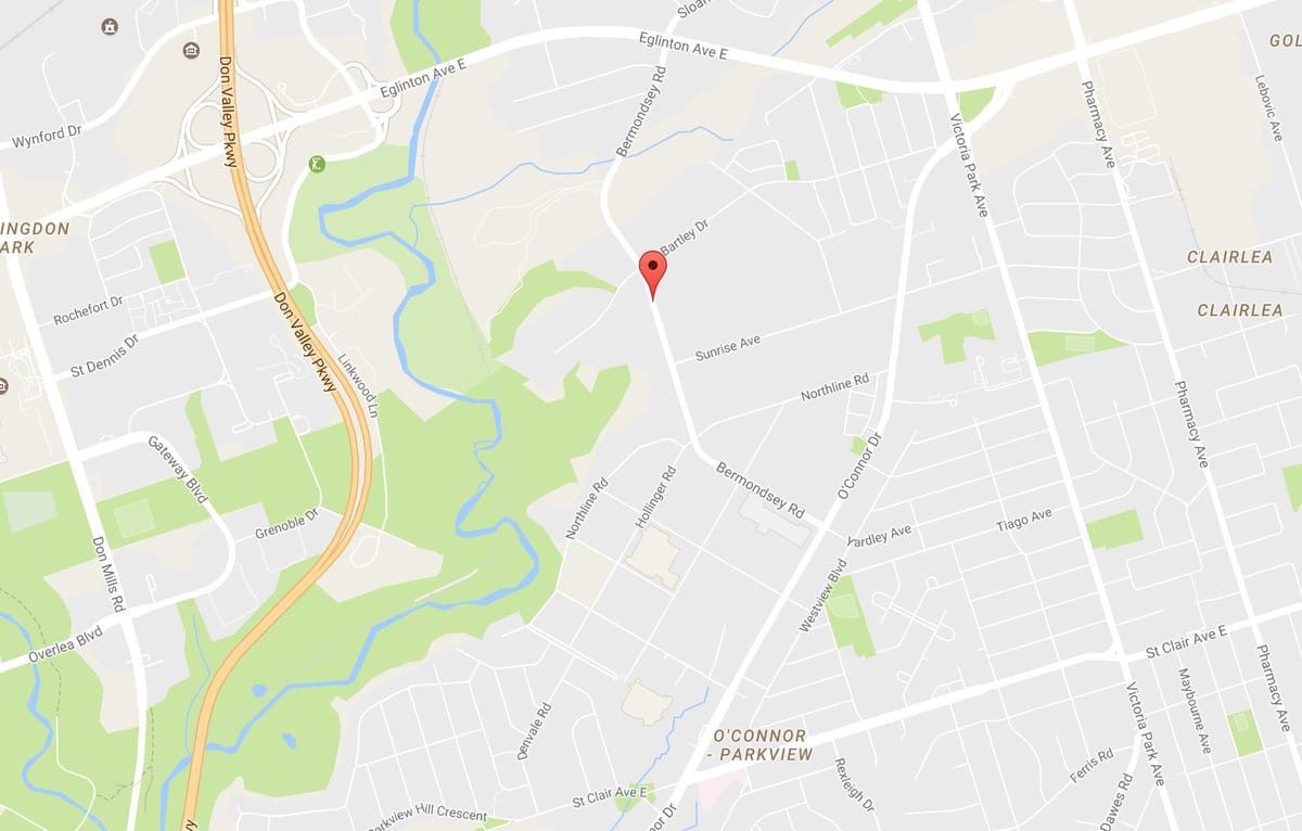 地図Bermondsey近隣のトロント