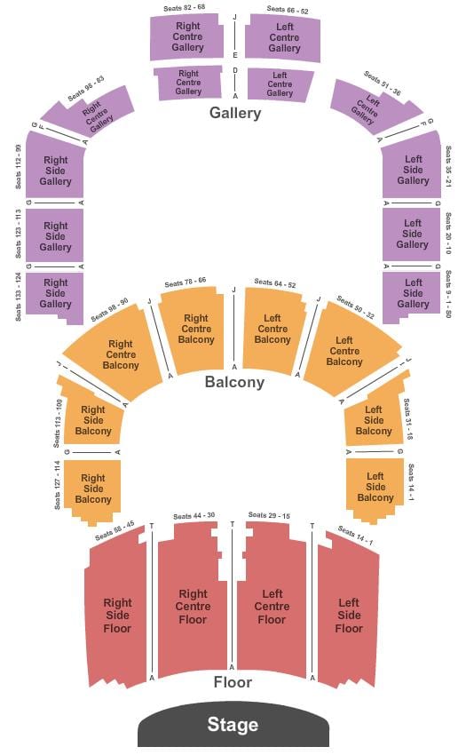 地図のMassey Hall