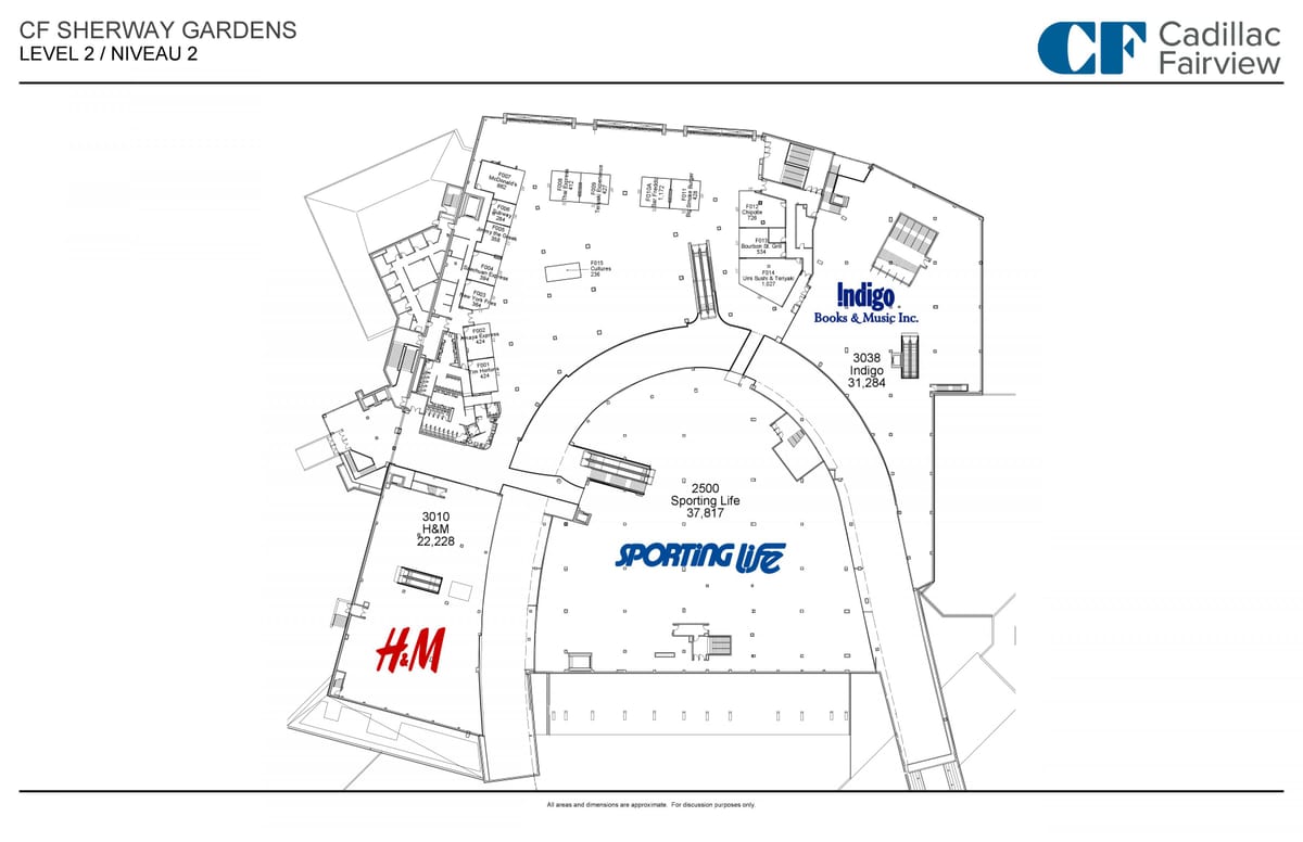 地図Sherway庭レベル2