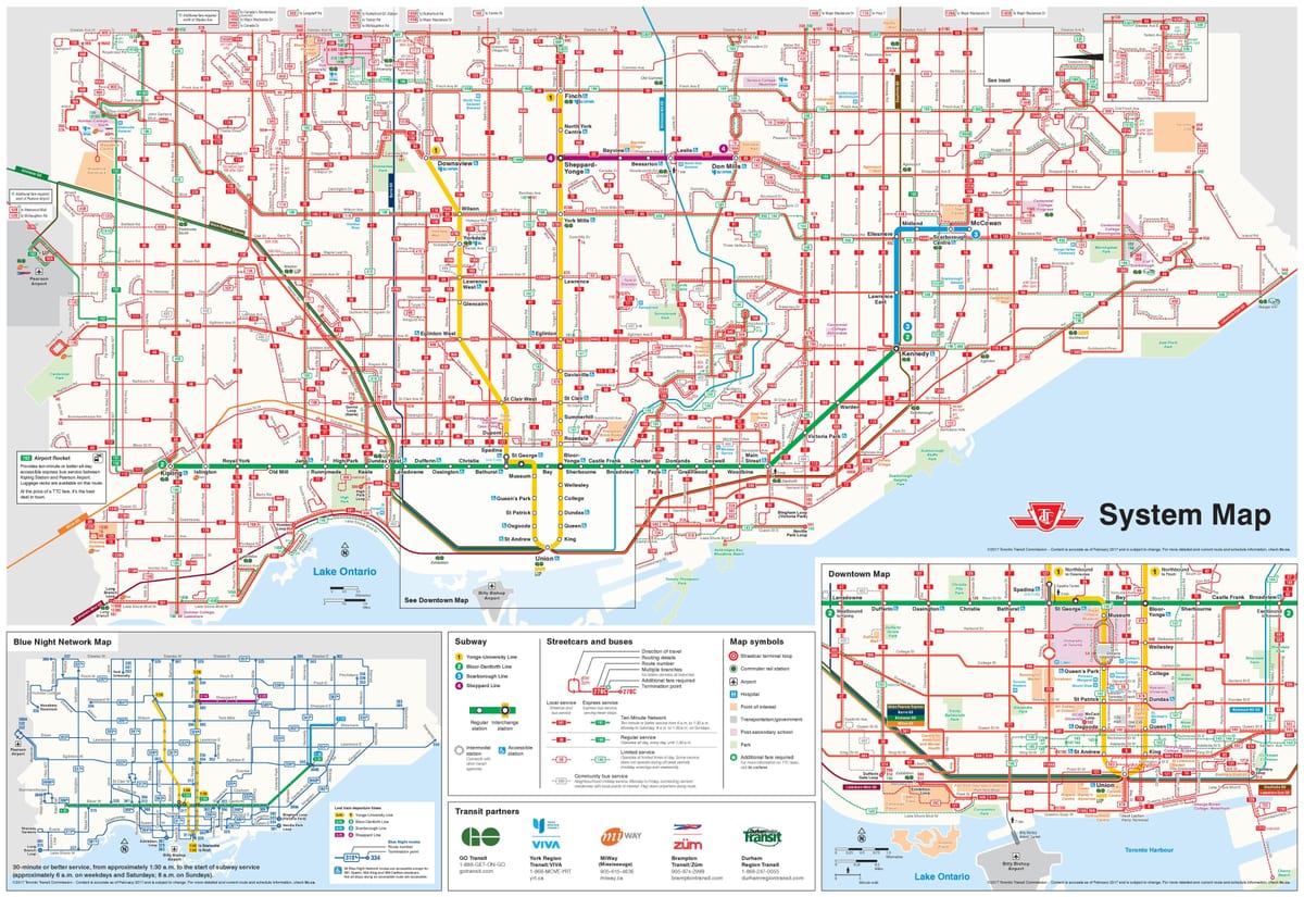 地図TTCバス路線