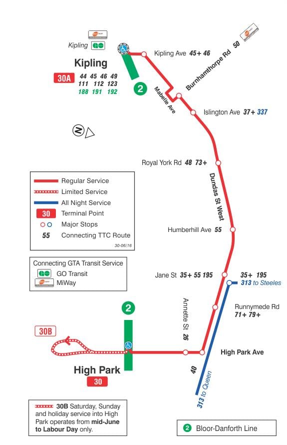 地図TTC30ラントンバルトロント
