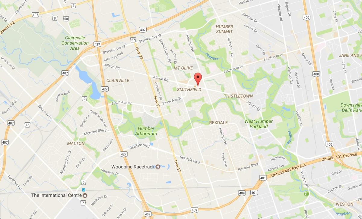 地図road Torontoアルビオン