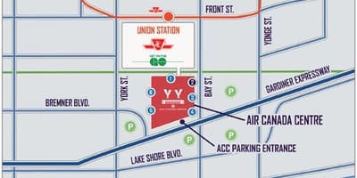 地図のエアカナダセンター駐車場-ACC