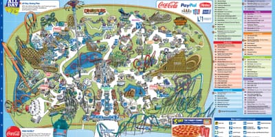 地図のカナダズワンダーランド