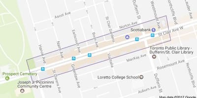 地図Corso Italiaトロント