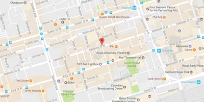地図streetジョン-トロント