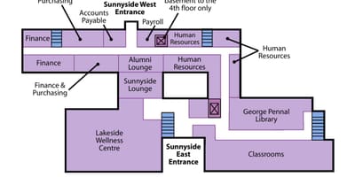 地図セントジョセフ-健康センタートロントウォウバレベル1