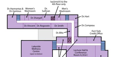 地図セントジョセフ-健康センタートロントウォウバレベル2