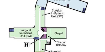 地図セントジョセフ-健康センタートロントレベル3