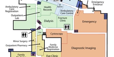 地図セントジョセフ-健康センター地階