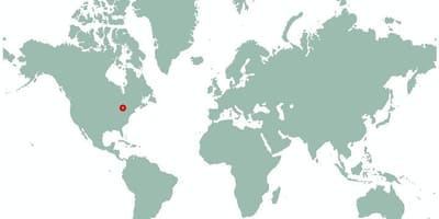 地図のトロントの世界