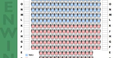 地図のトロントセンター、芸術席