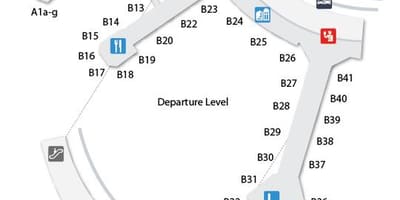 地図のトロントピアソン国際空港ターミナル3