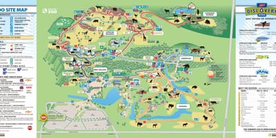 地図のトロント動物園