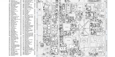 地図のトロント大学オンセントジョージズキャンパス