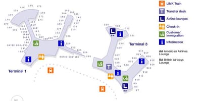 地図のトロントエアポートゲート