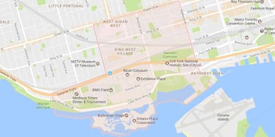 地図ナイアガラ近隣のトロント