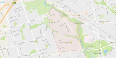 地図のハンバーハイツ–評価近隣のトロント