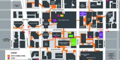 地図のパトロントの街路
