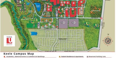 地図ューヨーク大学ロースクールkeeleキャンパス