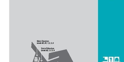 地図のロイヤルオンタリオ博物館レベル4