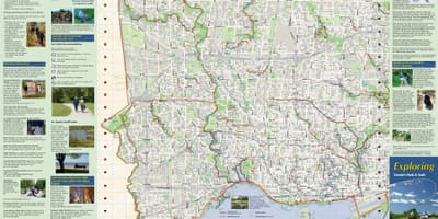 地図の公園や歩道西トロント