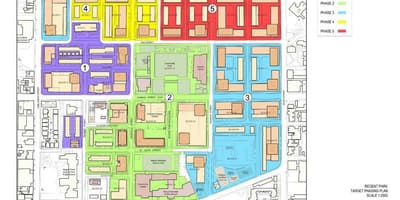 地図の再生プランリージェントパークトロント