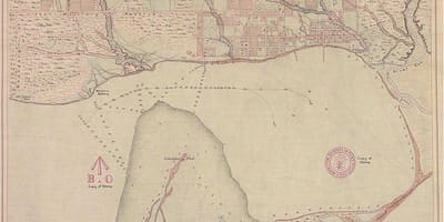 地図の土地のューヨークトロント1787-1884