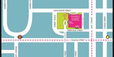 地図女子短期大学病院のトロント