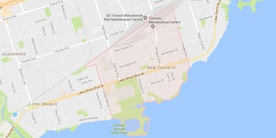 地図の新しいトロント近隣のトロント