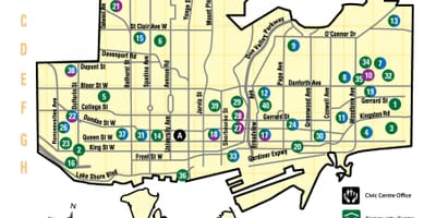 地図の施設レクトロント