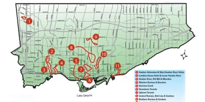 地図発見の徒歩ントロント