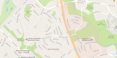 地図の近隣近隣のトロント
