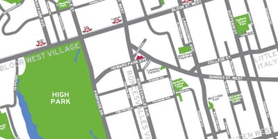 地図の高いパークトロントの概要
