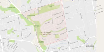 地図Amesbury近隣のトロント