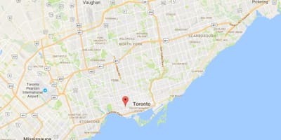 地図のBeaconsfield村地区地区はトロント