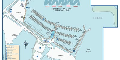 地図Blufferパークマリーナ