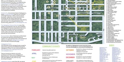 地図Cabbagetownイベントトロント