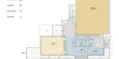 地図Gardiner博物館二階